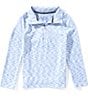 Under Armour Big Girls Long Sleeve Twist Half Zip Pullover - Image 2