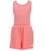 Under Armour Big Girls Sleeveless Runsie Romper - Image 1
