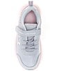 Under Armour Kids' Assert 10 Alternative Closure Running Sneakers (Youth), Color:Halo Gray/Pink Sugar/Iridescent - Image 5