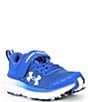 Under Armour Kids' Assert 10 Alternative Closure Running Sneakers (Youth), Color:Team Royal/Black/White - Image 1