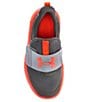Color:Castlerock/Steel/Phoenix Fire - Image 5 - Boys' Flash Slip-On Sneakers (Youth)