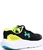 Color:Black/High Viz Yellow/Circuit Teal - Image 2 - Boys' Surge 4 Running Shoes (Youth)