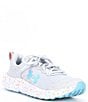 Color:Halo Gray - Image 1 - Girls' Assert 10 Paint Splatter Running Shoes (Youth)