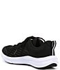 Under Armour Kids' Assert 10 Running Sneakers (Youth), Color:Black/White/White - Image 3