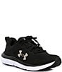 Under Armour Kids' Assert 10 Running Sneakers (Youth), Color:Black/Black/Metallic Gold - Image 1