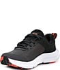 Under Armour Kids' Assert 10 Running Sneakers (Youth), Color:Castlerock/Anthracite/Phoenix Fire - Image 4