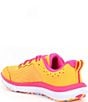 Under Armour Kids' Assert 10 Running Sneakers (Youth), Color:Nova Orange/Rebel Pink/Rebel Pink - Image 3