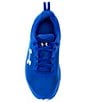 Under Armour Kids' Assert 10 Running Sneakers (Youth), Color:Team Royal/Black/White - Image 5