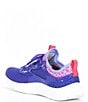 Color:Electric Purple/Gray - Image 3 - Girls' Infinity 2.0 Print Running Shoe (Youth)