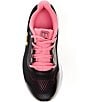 Color:Black/Fluo Pink/Nova Orange - Image 5 - Girls' Rogue 4 Running Sneakers (Youth)