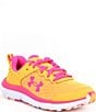 Color:Nova Orange/Rebel Pink/Rebel Pink - Image 1 - Kids' Assert 10 Running Shoes (Youth)
