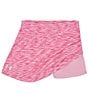Color:Viral Blue/Pink Twist/White/Rebel Pink - Image 3 - Little Girls 2T-6X Short Sleeve Heart T-Shirt & Color-Twist Skort Set