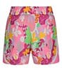 Color:Fluo Pink Tropic/White/Purple Ace/Rebel Pink - Image 2 - Little Girls 2T-6X Tropic Fly By Shorts