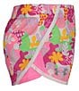 Color:Fluo Pink Tropic/White/Purple Ace/Rebel Pink - Image 3 - Little Girls 2T-6X Tropic Fly By Shorts
