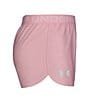 Color:Pink - Image 2 - Little Girls 2T-6X UA Play Up Shorts