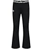 Color:Black/White/Reflective - Image 1 - Little Girls 2T-6X Yoga Pants