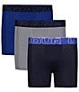 Color:Midnight Navy/Steel/Royal - Image 1 - Little/Big Boys 4-20 Performance Tech Solid Boxer Briefs 3-Pack