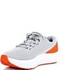 Color:Mod Gray/White/Team Orange - Image 4 - Men's Charged Surge 4 Running Sneakers