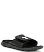 Color:Black/Black/White - Image 1 - Men's Ignite Pro Slide Sandals