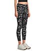 Under Armour Motion Camo Printed Ankle Leggings, Color:Black - Image 3