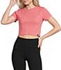 Under Armour Rival Baby Rib Crew Neck Short Sleeve Tee - Image 1