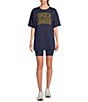 Under Armour Rival Campus Crew Neck Short Sleeve Tee, Color:Midnight Navy/Gold League - Image 3