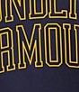 Under Armour Rival Campus Crew Neck Short Sleeve Tee, Color:Midnight Navy/Gold League - Image 6