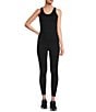 Under Armour Solid Knit Scoop Neck Sleeveless Fitted Motion Tank Top, Color:Black - Image 3