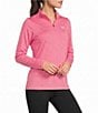 Under Armour Tech™ Twist 1/2 Zip Mock Neck Long Sleeve Top - Image 1