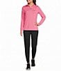 Under Armour Tech™ Twist 1/2 Zip Mock Neck Long Sleeve Top - Image 3