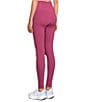 Under Armour Ultra Soft Double Knit Motion Anti-Odor Technology Pull-On Leggings, Color:Fuchsia Dusk/Dark Maroon - Image 4