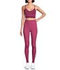 Under Armour Ultra Soft Double Knit Motion Anti-Odor Technology Pull-On Leggings, Color:Fuchsia Dusk/Dark Maroon - Image 5