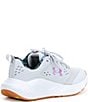 Color:Halo Gray/Distant Gray/Provence Purple - Image 2 - Women's UA Charged Commit TR 4 Printed Training Sneakers