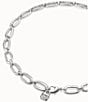 UNOde50 Link Chain Collar Necklace, Color:Silver - Image 2