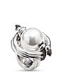 UNOde50 Pearl Of Wisdom Ring, Color:Silver/Pearl - Image 1