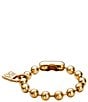 UNOde50 Snowflake Beaded Gold-Tone Bracelet, Color:Gold - Image 2