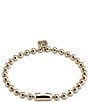 UNOde50 Emotions Beaded Charm 18k Gold Line Bracelet, Color:Gold - Image 2