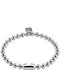UNOde50 Emotions Beaded Charm Sterling Silver Line Bracelet, Color:Silver - Image 1