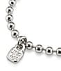 UNOde50 Emotions Beaded Charm Sterling Silver Line Bracelet, Color:Silver - Image 3