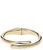 UNOde50 Fearless Collection Meeting Point 18k Gold Bangle Bracelet, Color:Gold - Image 1