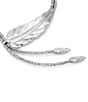 UNOde50 Feather Collar Beaded Y Necklace, Color:Silver - Image 3