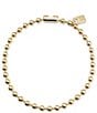 UNOde50 Gold Collection Snowflake Beaded Chain Necklace, Color:Gold - Image 1