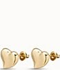 Color:Gold - Image 2 - Heart Stud Earrings