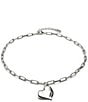 UNOde50 Heartbeat Short Pendant Necklace, Color:Silver - Image 3