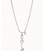 Color:Silver - Image 2 - LLAVESTRUZ Key Pendant Necklace
