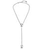 UNOde50 My Energy Collection Lonely Planet Sterling Silver Adjustable Y-Necklace, Color:Silver - Image 1