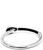 UNOde50 Pulseras Silver & Leather Bangle Bracelet - Image 2