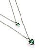 UNOde50 Ser Camaleonica Collection Green Crystal Sterling Silver Short Multi Strand Necklace, Color:Silver/Green - Image 3