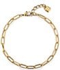 UNOde50 Ser Valiente Collection Oval Link 18k Gold Chain Necklace - Image 1