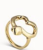 Color:Gold - Image 2 - Straight To The Heart Ring